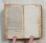 Authentic Antique 1758 French Book - QH