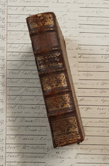 Authentic Antique 1758 French Book - QH