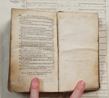 Authentic Antique 1799 French Book - QI