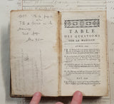 Authentic Antique 1799 French Book - QI