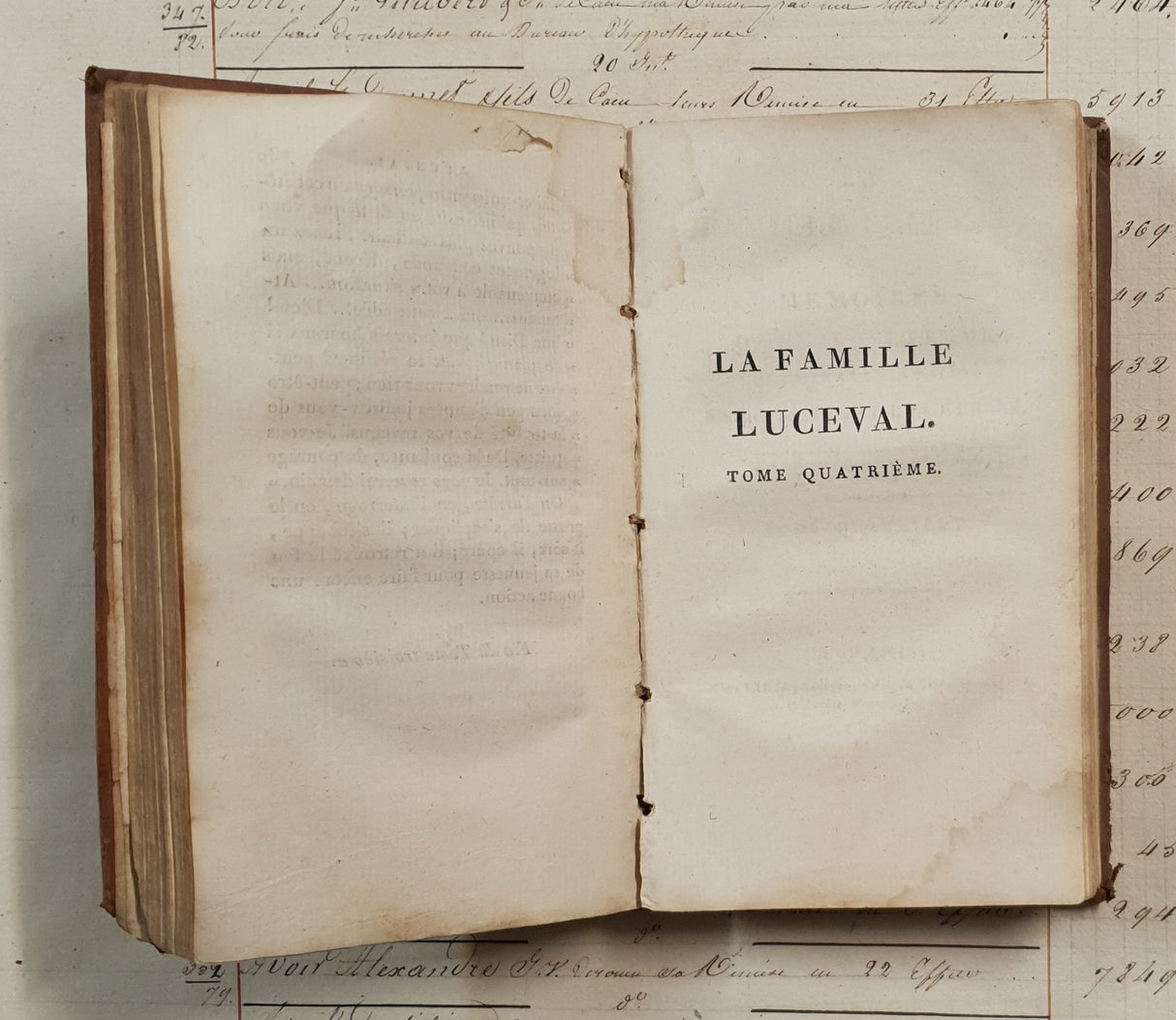 Authentic Antique 1806 French Book - QJ