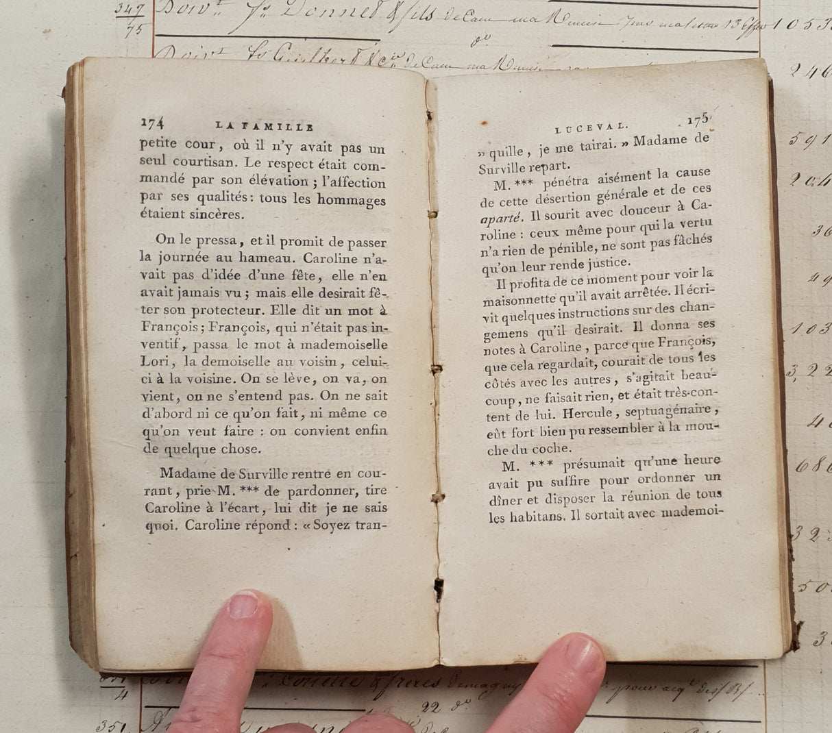 Authentic Antique 1806 French Book - QJ