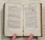 Authentic Antique 1806 French Book - QJ