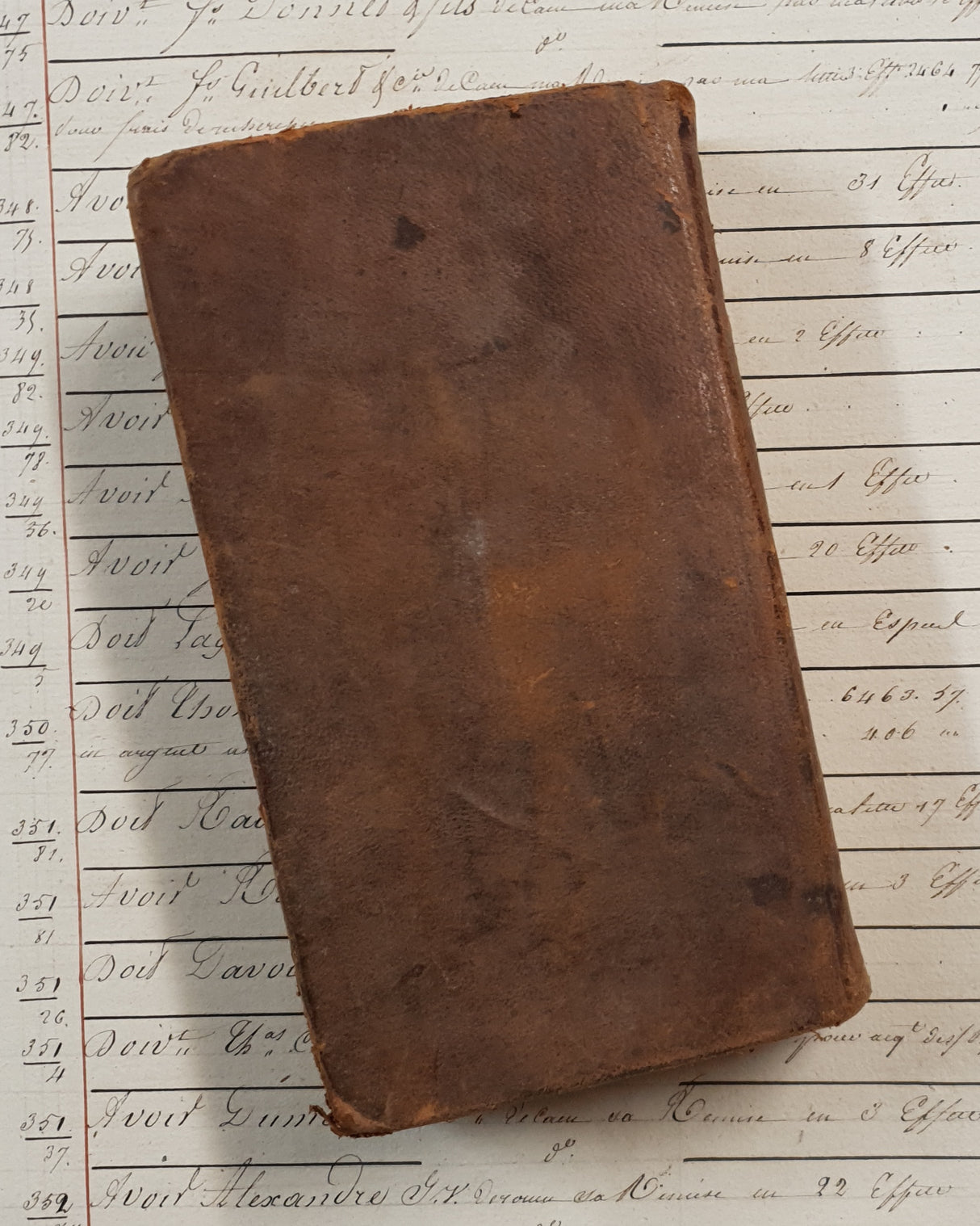 Authentic Antique 1806 French Book - QJ