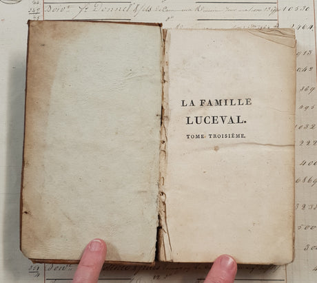 Authentic Antique 1806 French Book - QJ