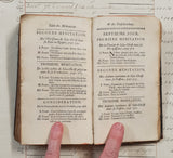 Authentic Antique 1740 French Book - QK