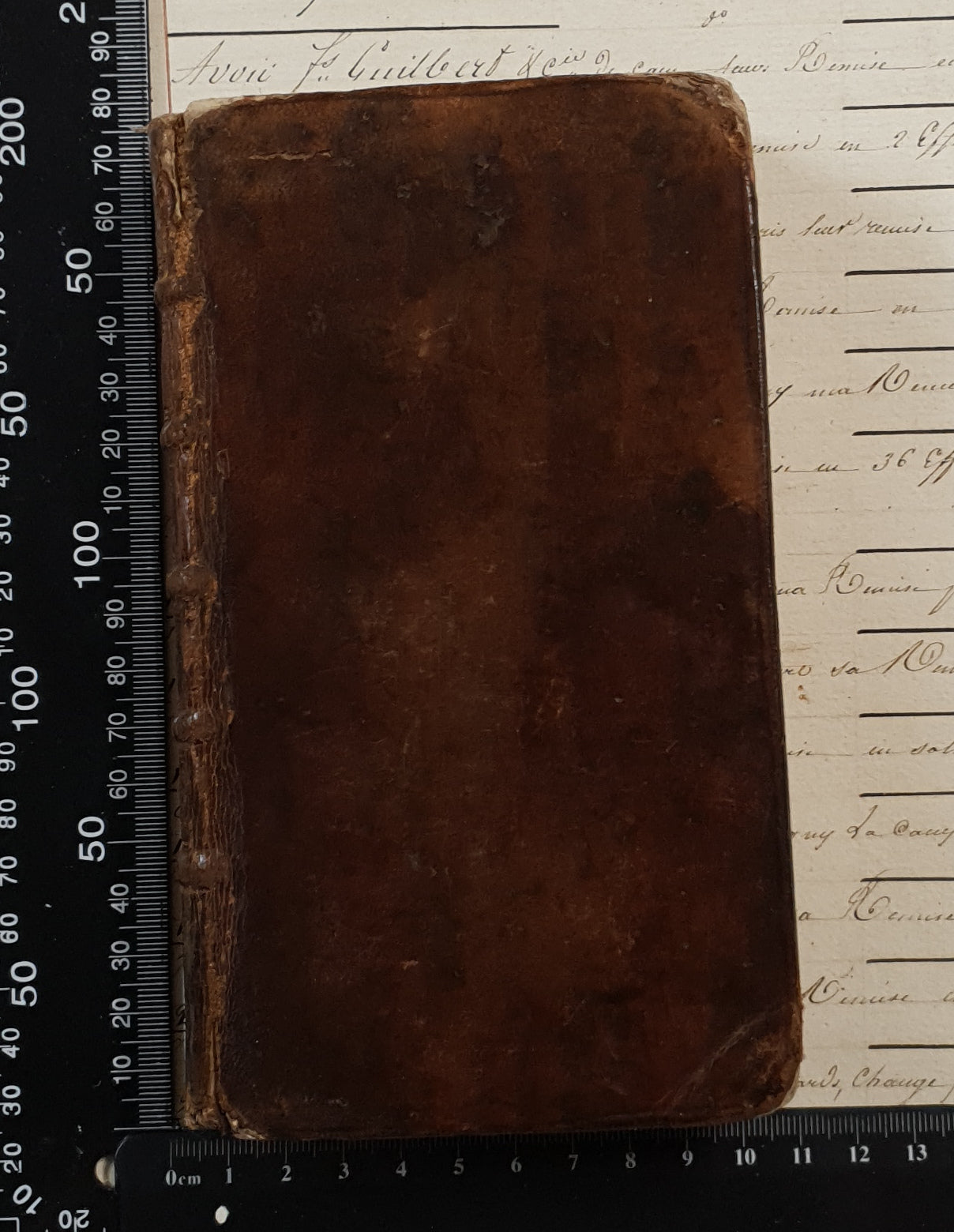 Authentic Antique 1740 French Book - QK