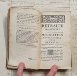 Authentic Antique 1740 French Book - QK