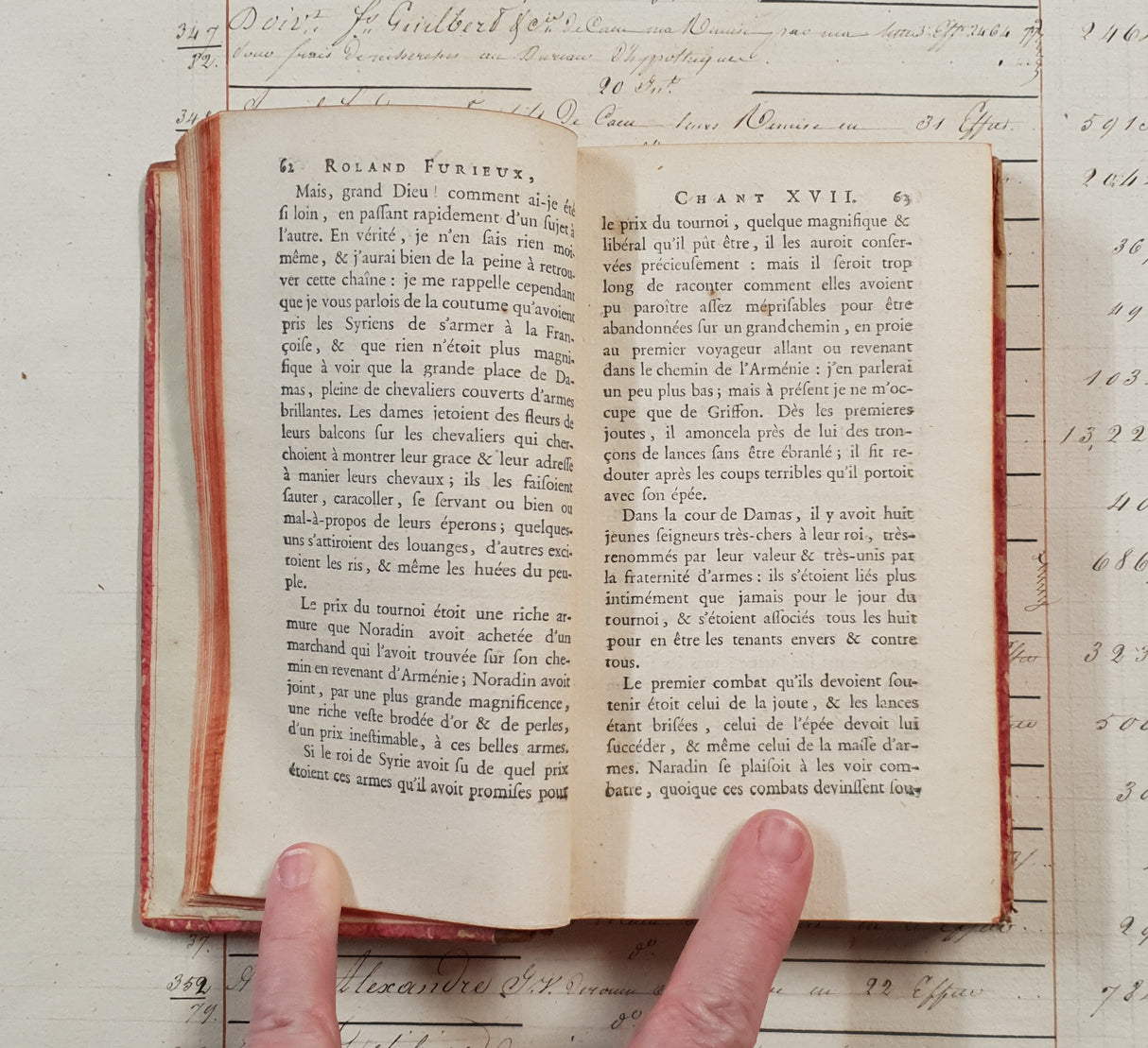 Authentic Antique 1799 French Book - QL