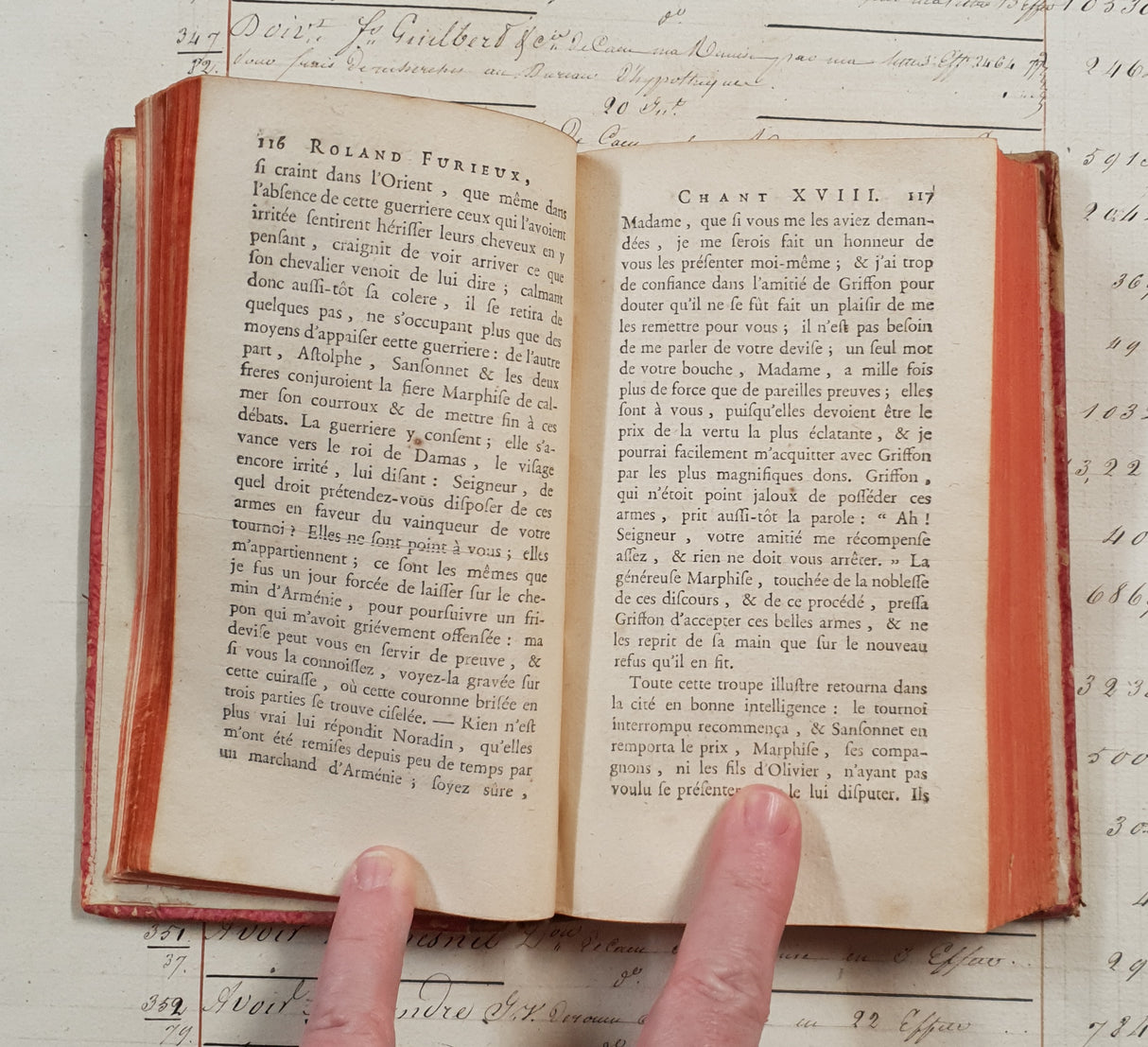 Authentic Antique 1799 French Book - QL