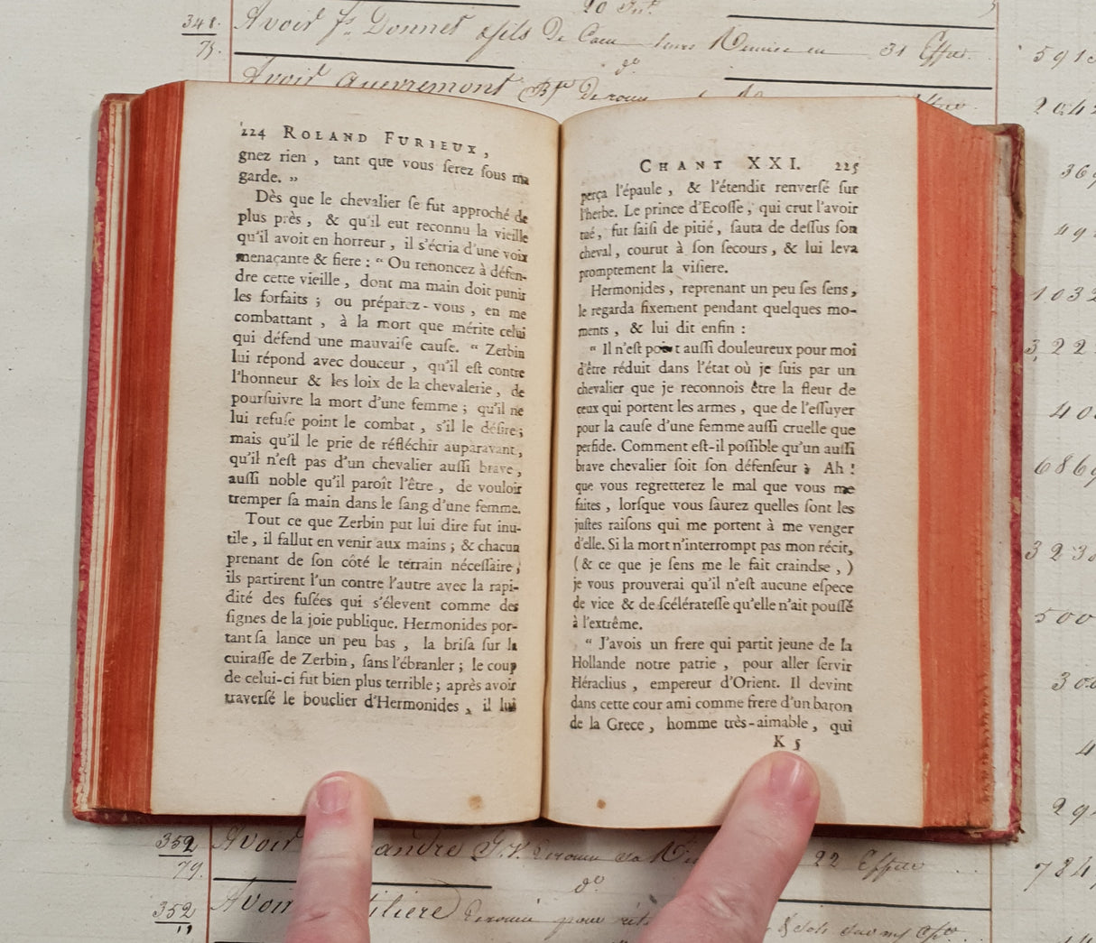 Authentic Antique 1799 French Book - QL