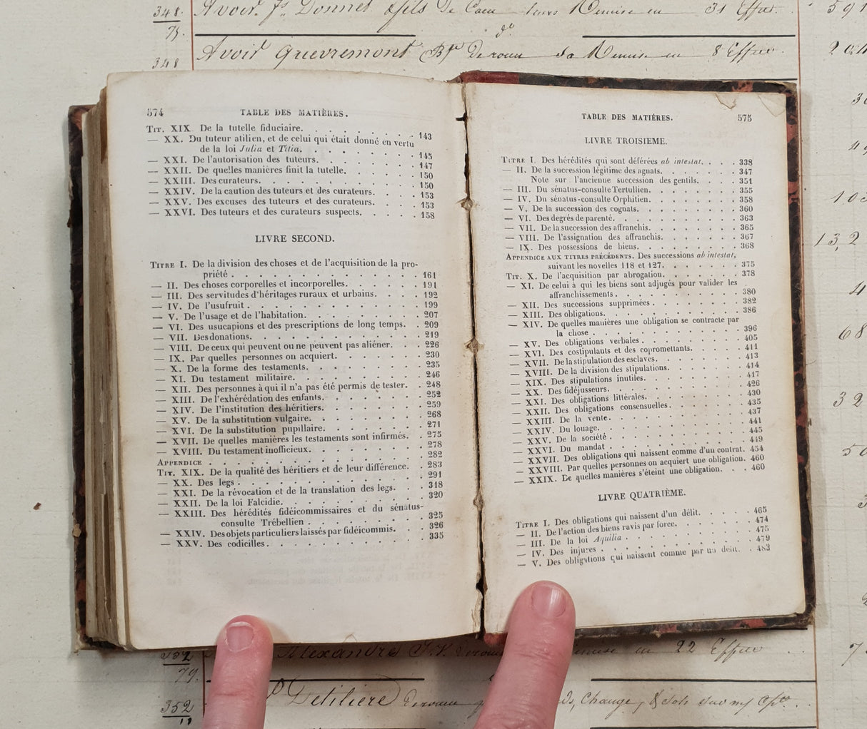 Authentic Antique 1899 French Book - QM