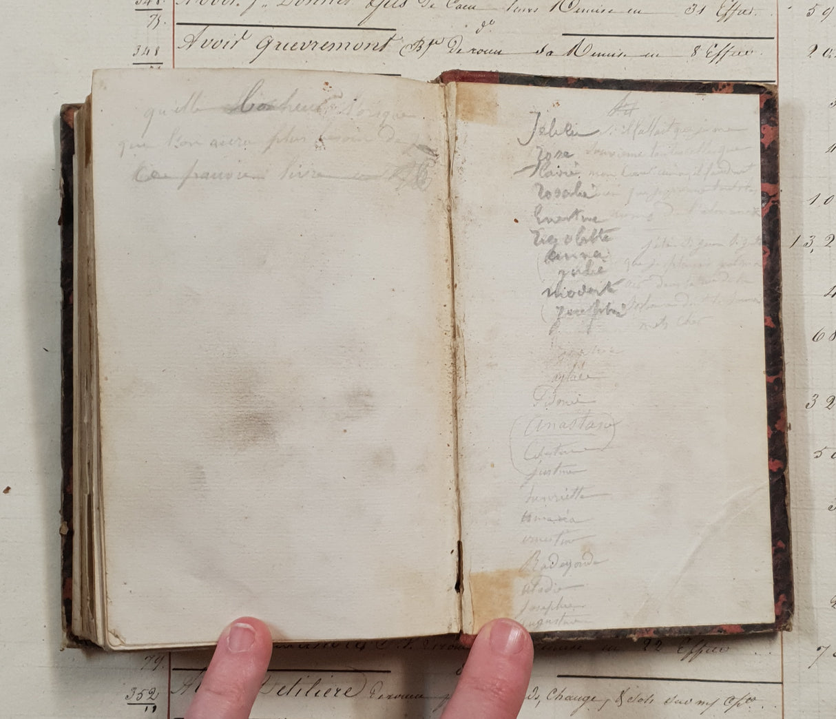 Authentic Antique 1899 French Book - QM