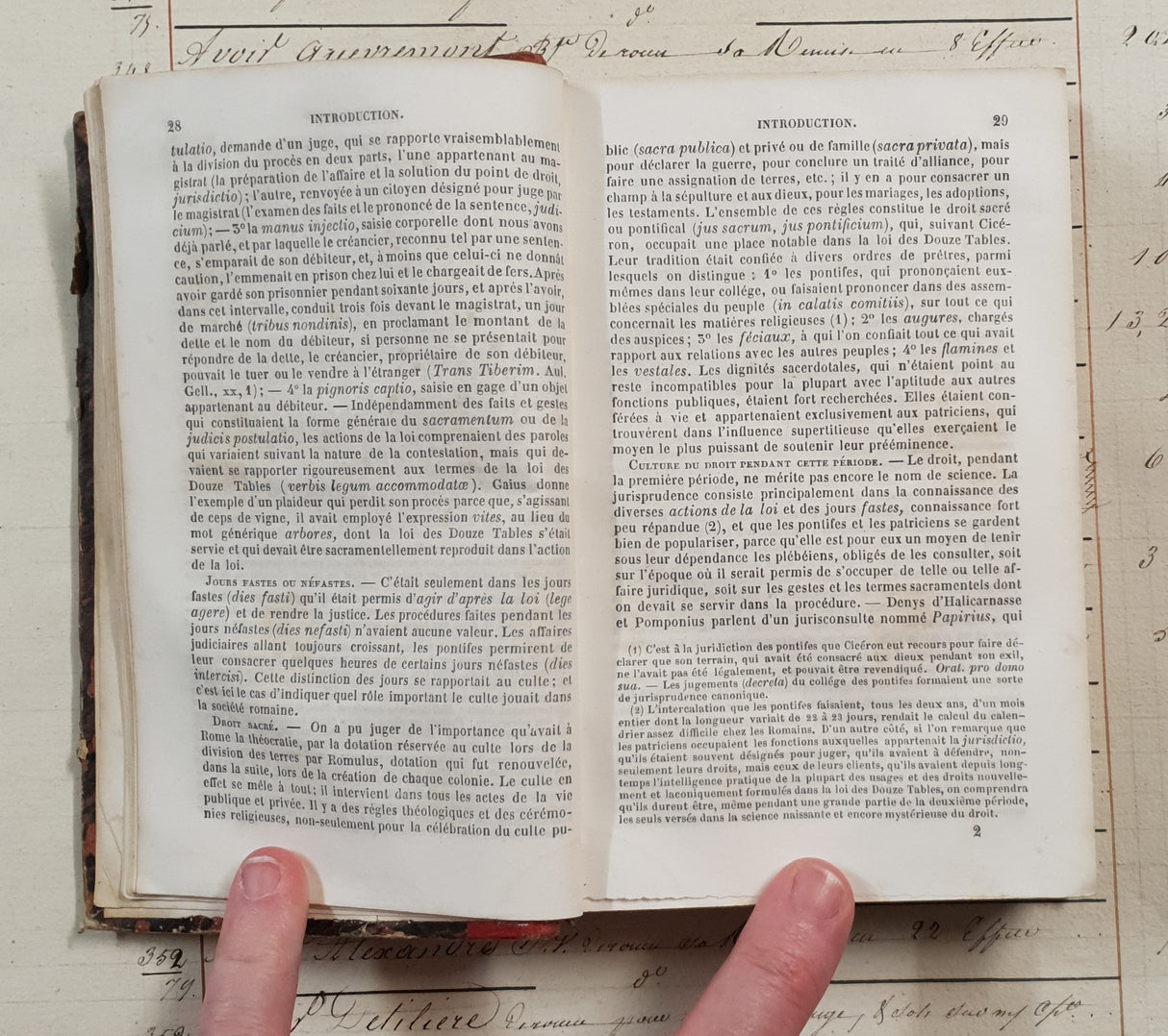 Authentic Antique 1899 French Book - QM