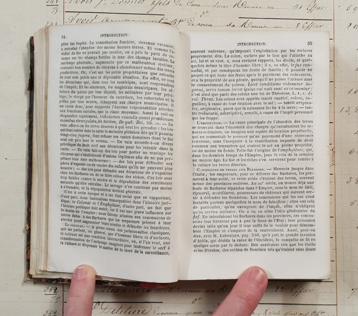 Authentic Antique 1899 French Book - QM