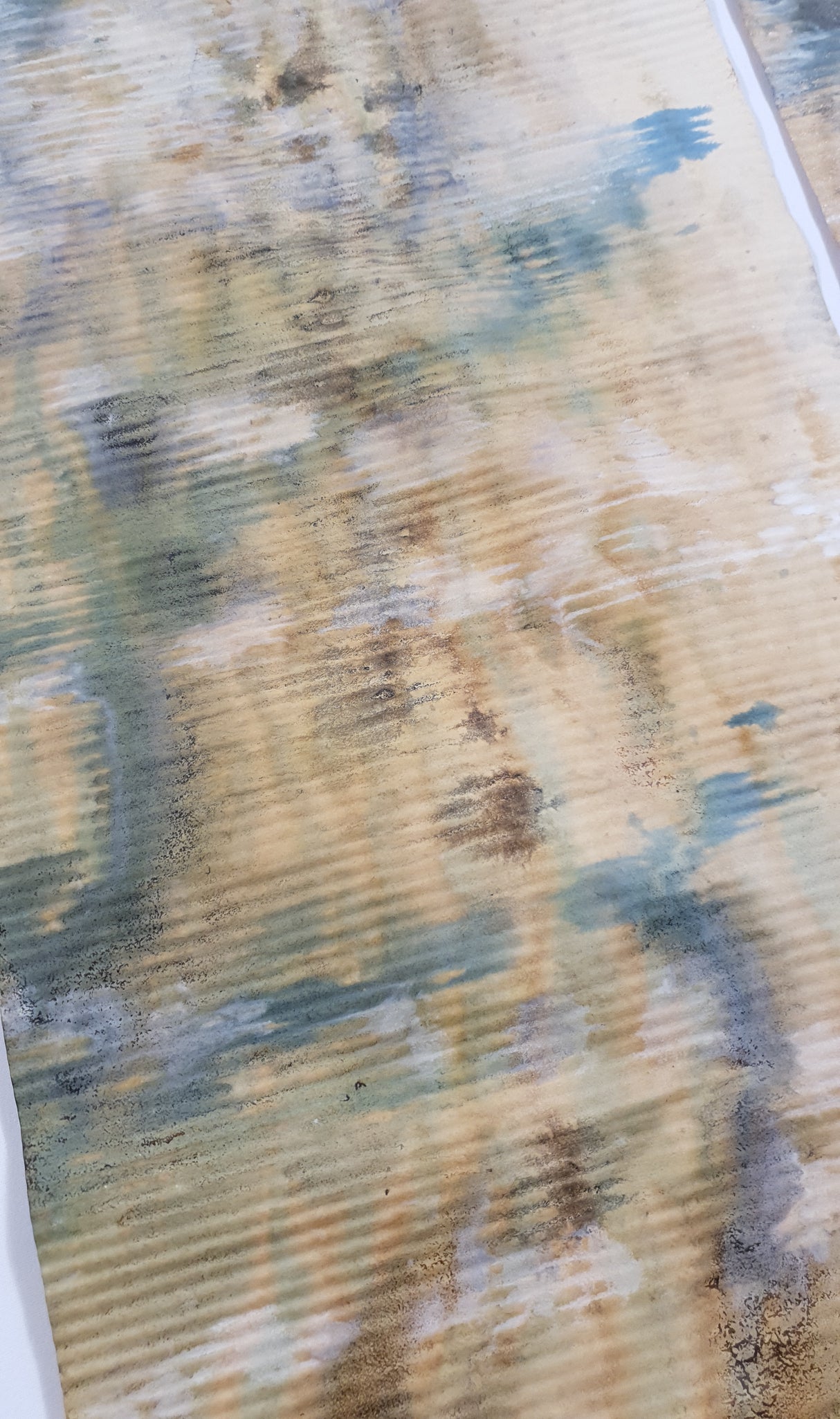 Hand Dyed Corrugated Paper - RC