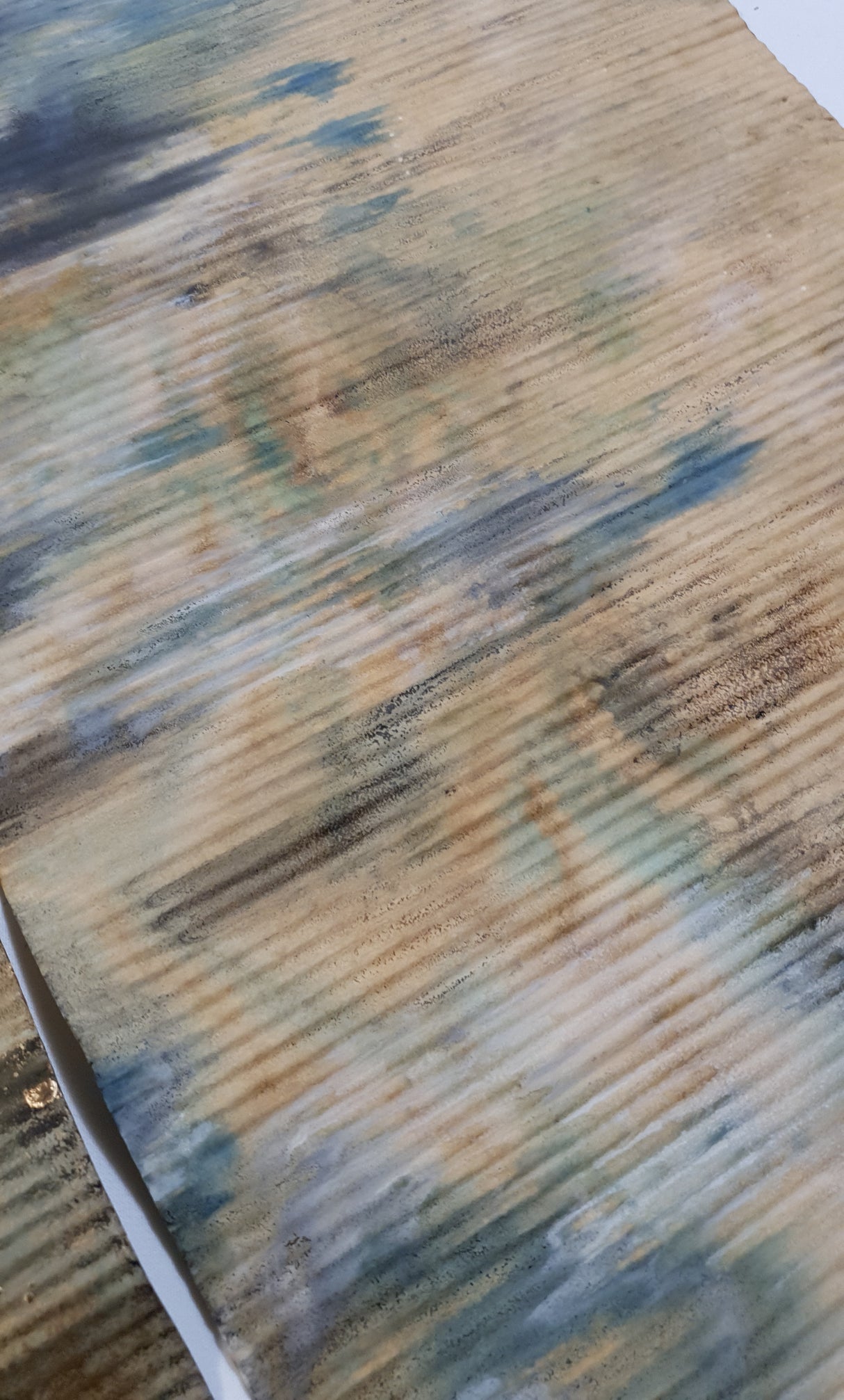 Hand Dyed Corrugated Paper - RD