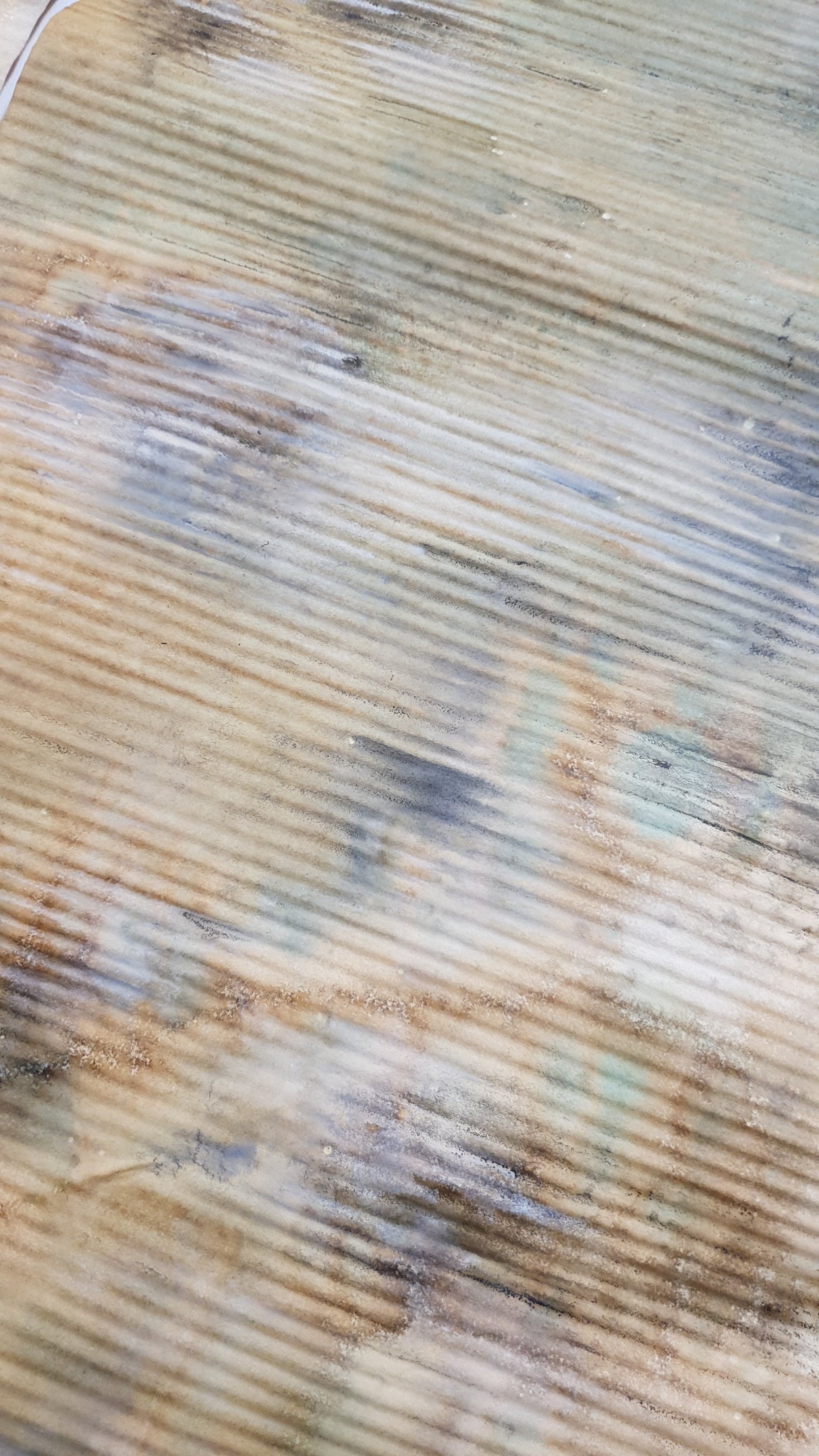 Hand Dyed Corrugated Paper - RF