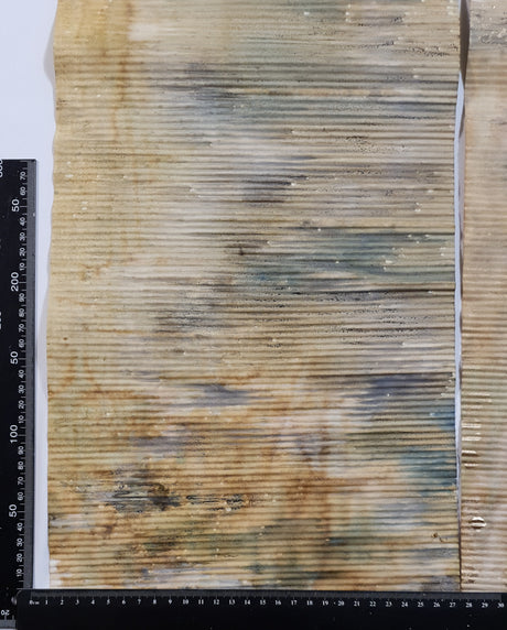 Hand Dyed Corrugated Paper - RG