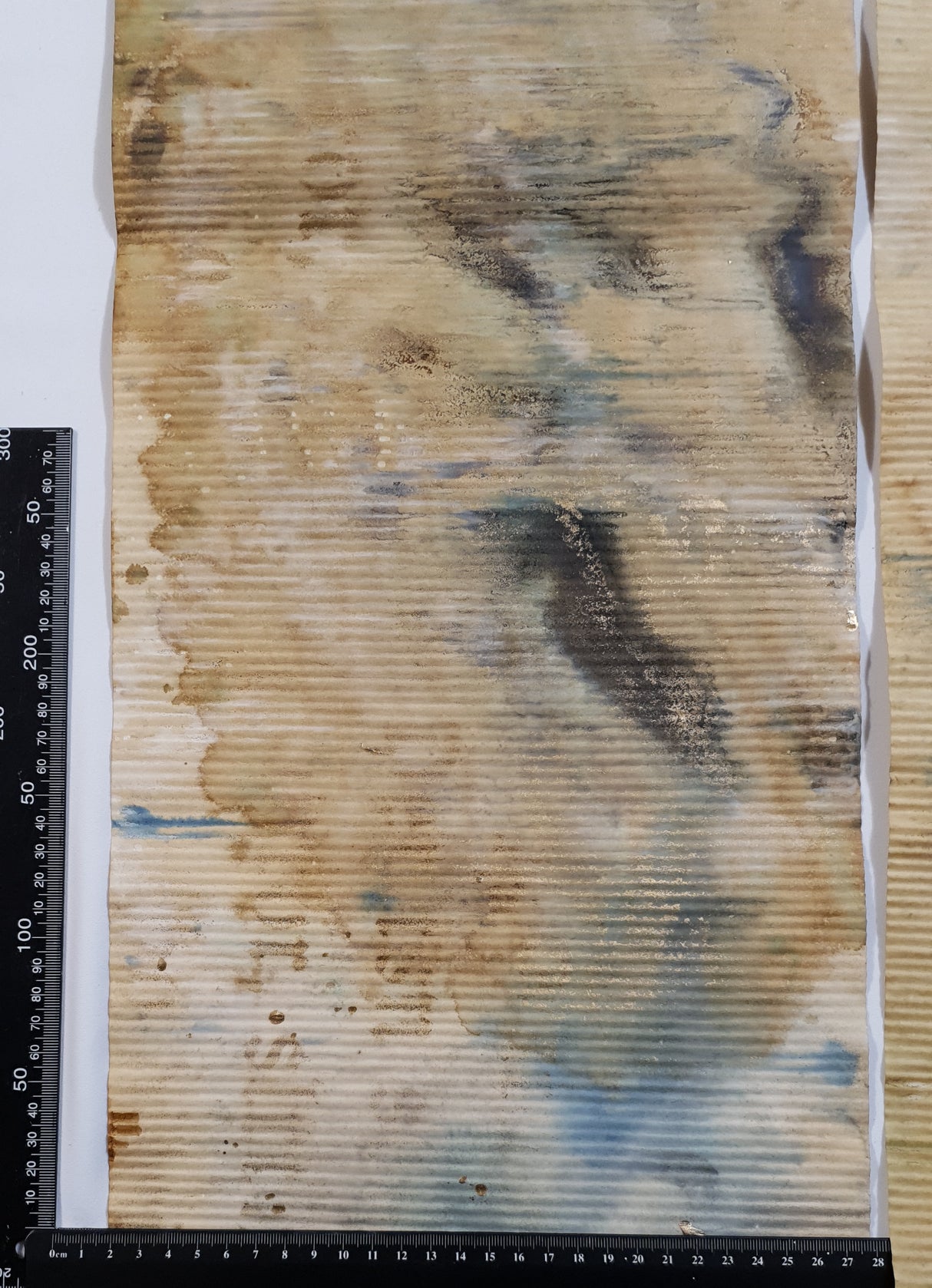 Hand Dyed Corrugated Paper - RH