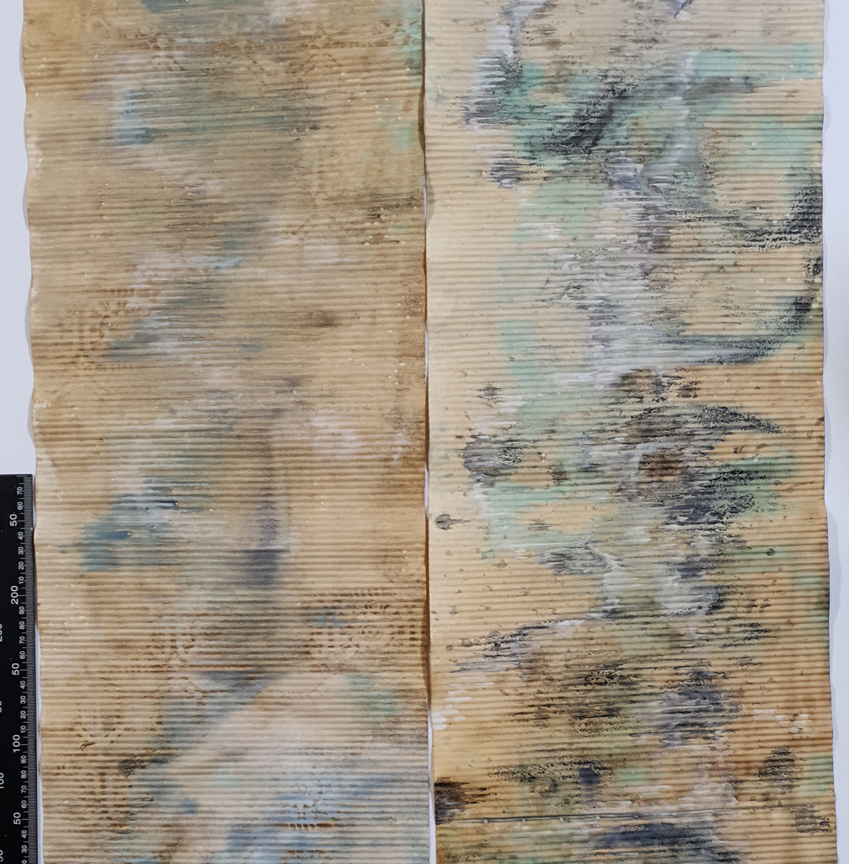 Hand Dyed Corrugated Paper - RJ