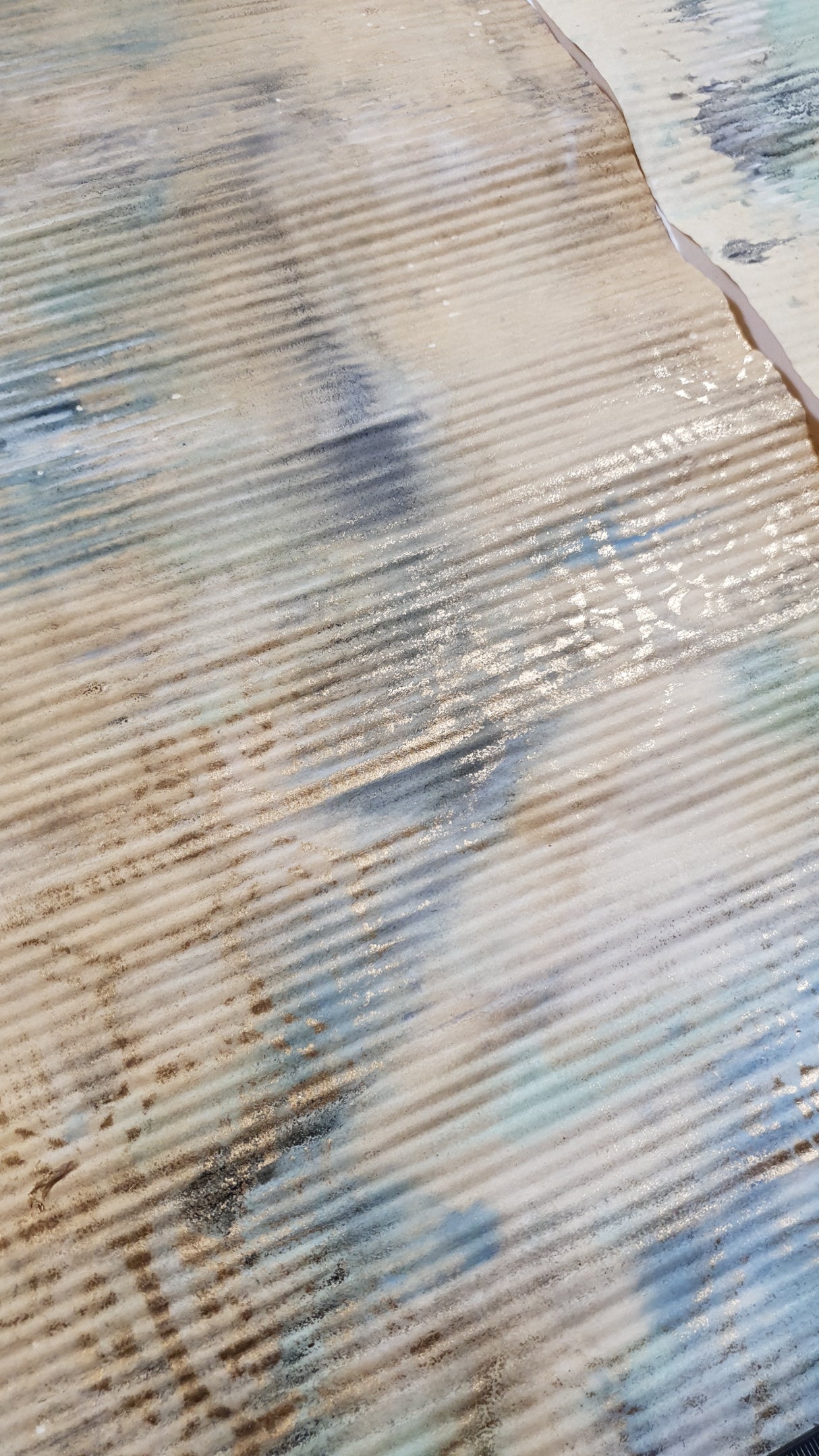 Hand Dyed Corrugated Paper - RJ