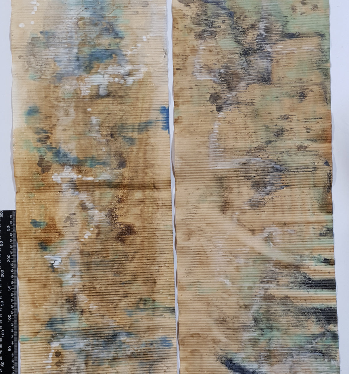 Hand Dyed Corrugated Paper - RK