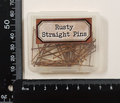 Rusty Straight Pins