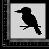 Kookaburra - A - Stencil - 100mm x 100mm