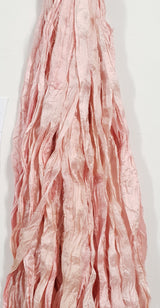 Reclaimed Sari Silk Ribbon - Ballet - Hank