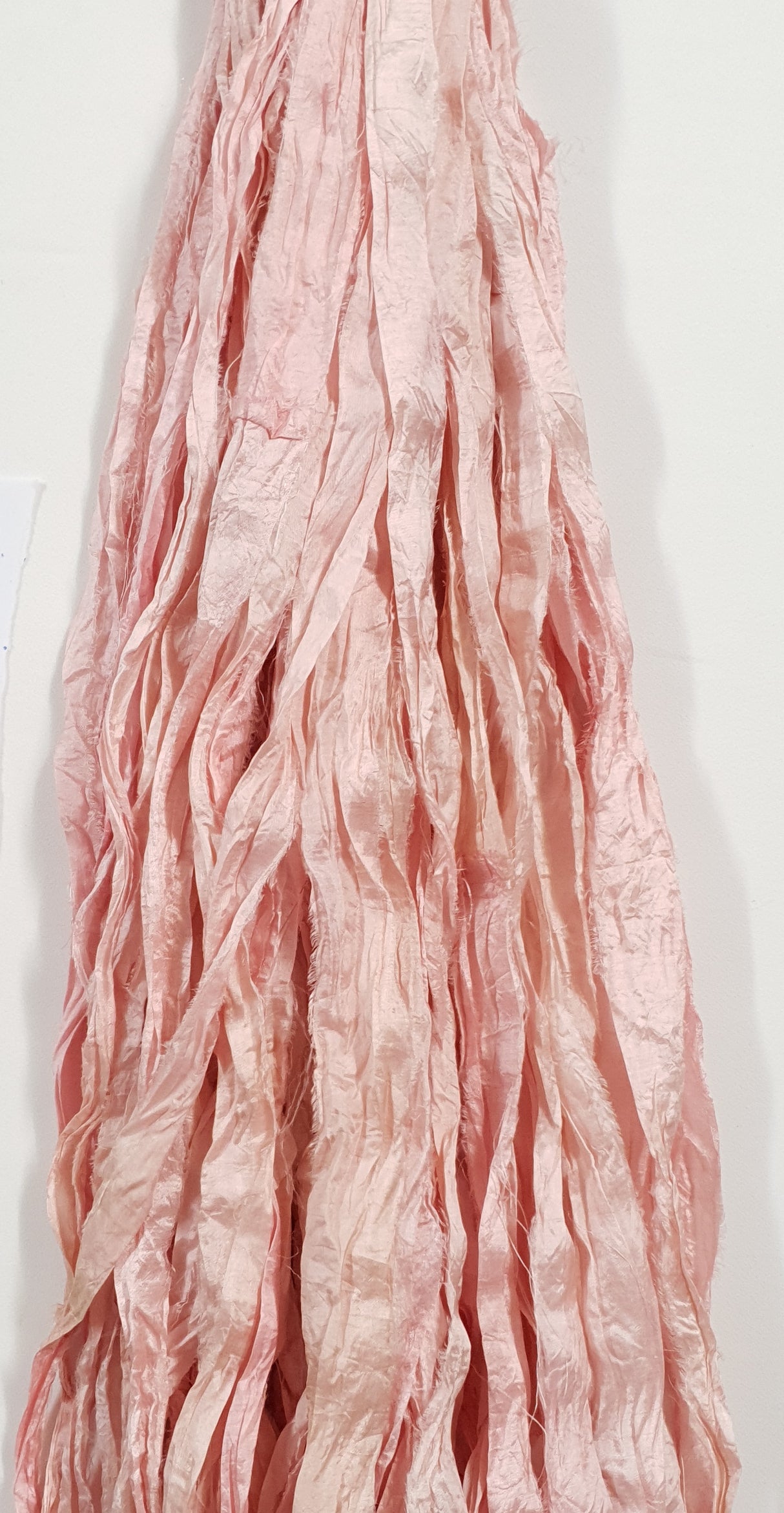 Reclaimed Sari Silk Ribbon - Ballet - 5m Pack