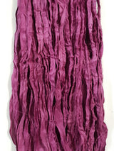 Reclaimed Sari Silk Ribbon - Boysenberry - 5m Pack