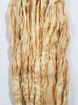 Reclaimed Sari Silk Ribbon - Creme Broulee - 5m Pack