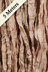 Reclaimed Sari Silk Ribbon - Driftwood - 5m Pack