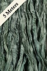 Reclaimed Sari Silk Ribbon - Hemlock - 5m Pack