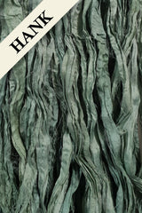 Reclaimed Sari Silk Ribbon - Hemlock - Hank