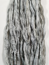 Reclaimed Sari Silk Ribbon - Mercury - 5m Pack