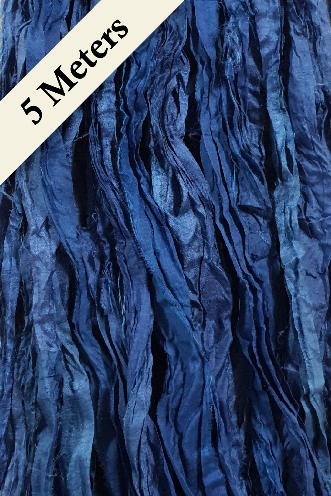 Reclaimed Sari Silk Ribbon - Nautilus - 5m Pack
