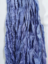 Reclaimed Sari Silk Ribbon - Periwinkle - Hank