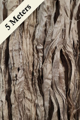 Reclaimed Sari Silk Ribbon - Riverstone - 5m Pack