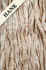 Reclaimed Sari Silk Ribbon - Sand Dune - Hank