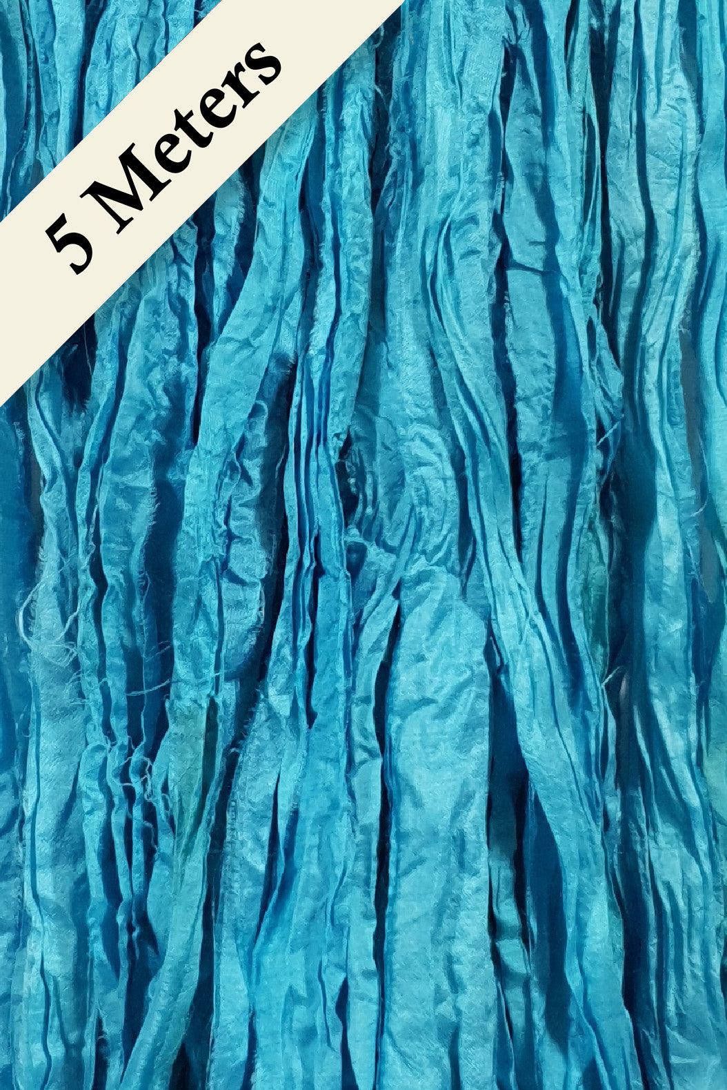 Reclaimed Sari Silk Ribbon - Scarab - 5m Pack
