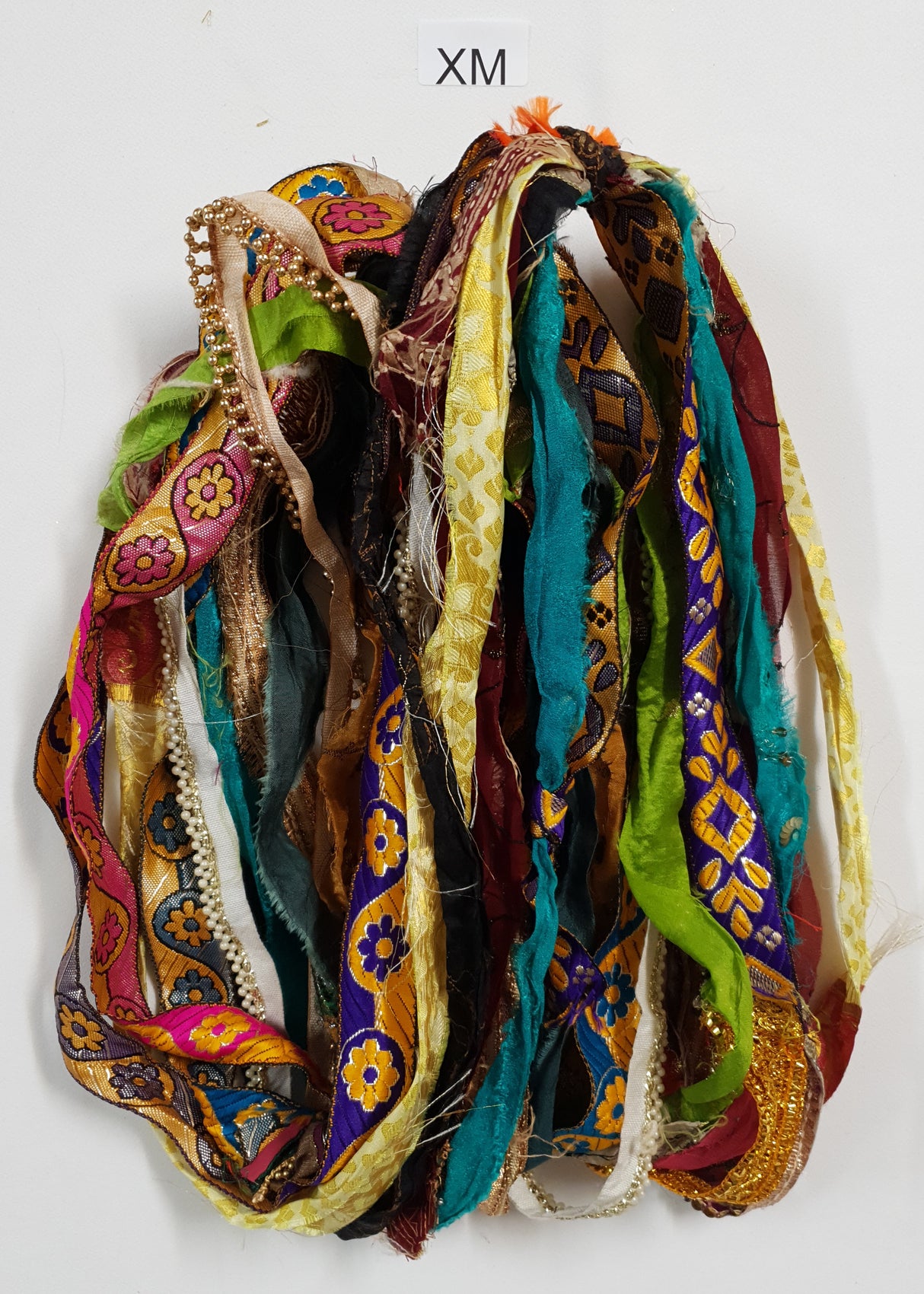 Reclaimed Sari Ribbon Hank - Unique - XM