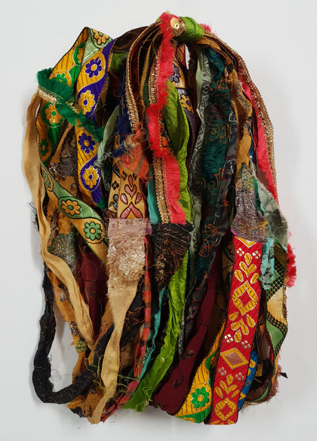 Reclaimed Sari Ribbon Hank - Unique - XQ