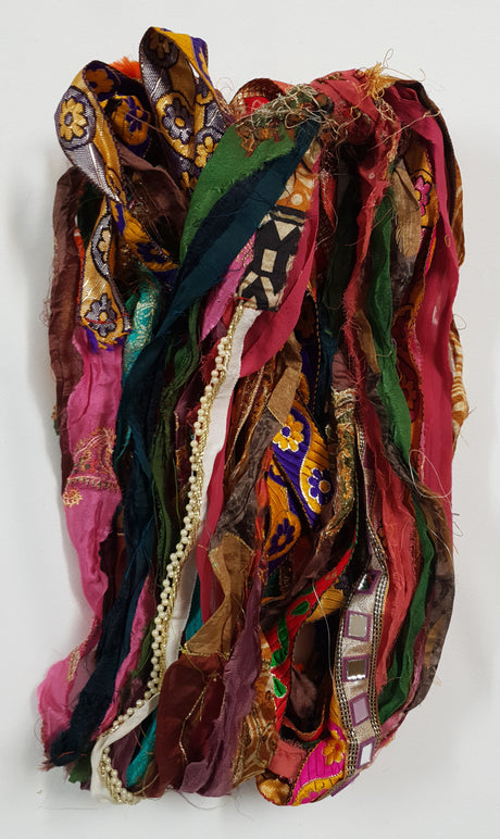 Reclaimed Sari Ribbon Hank - Unique - XR