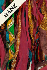 Reclaimed Sari Ribbon Hank - Unique - XT