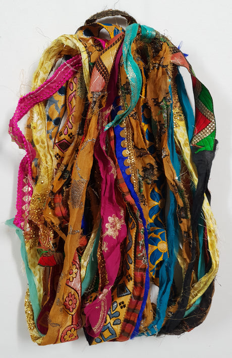 Reclaimed Sari Ribbon Hank - Unique - XU