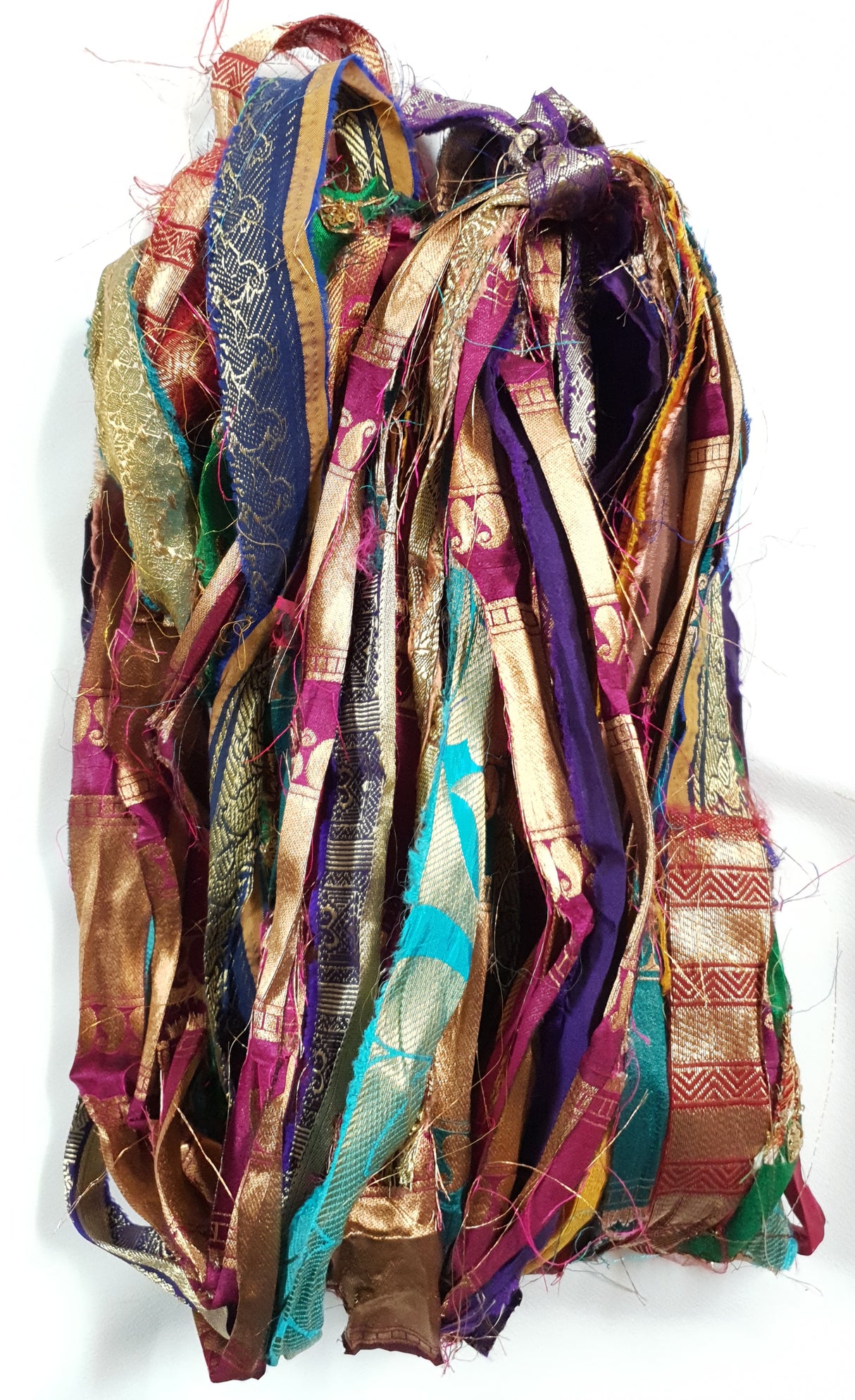 Reclaimed Sari Ribbon Hank - Unique - YB