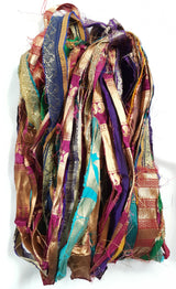 Reclaimed Sari Ribbon Hank - Unique - YB