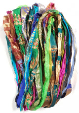 Reclaimed Sari Ribbon Hank - Unique - YC